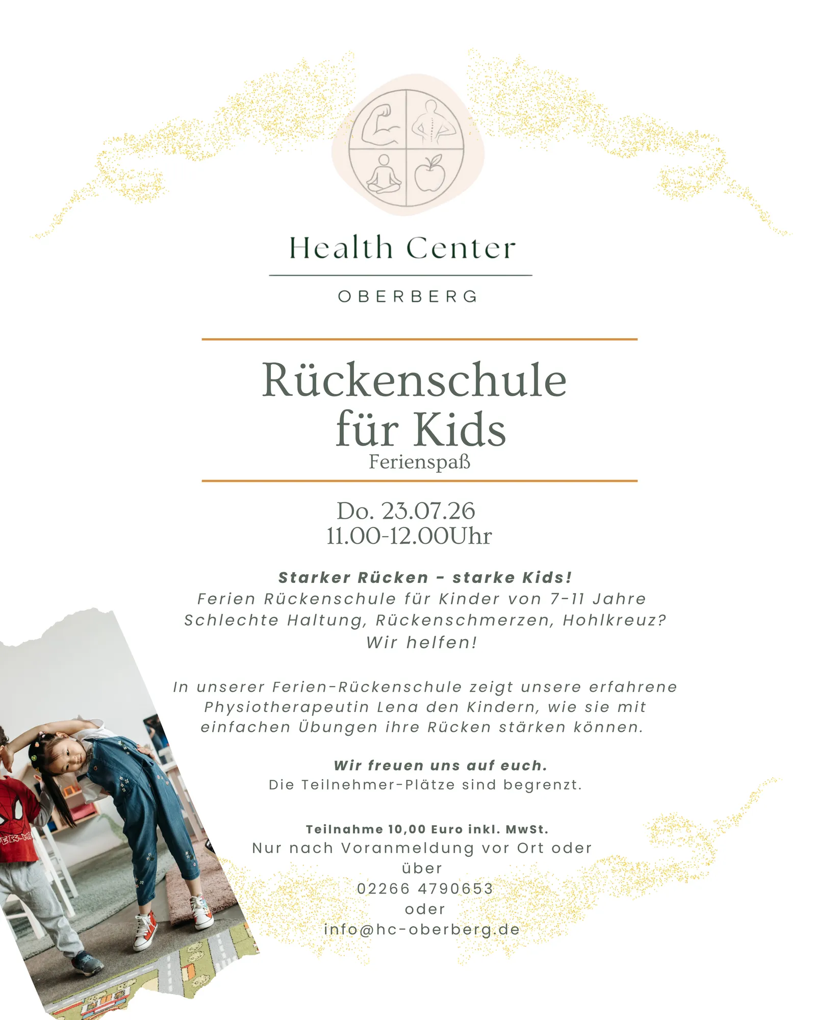 Willkommen im Health Center Oberberg Willkommen im Health Center Oberberg