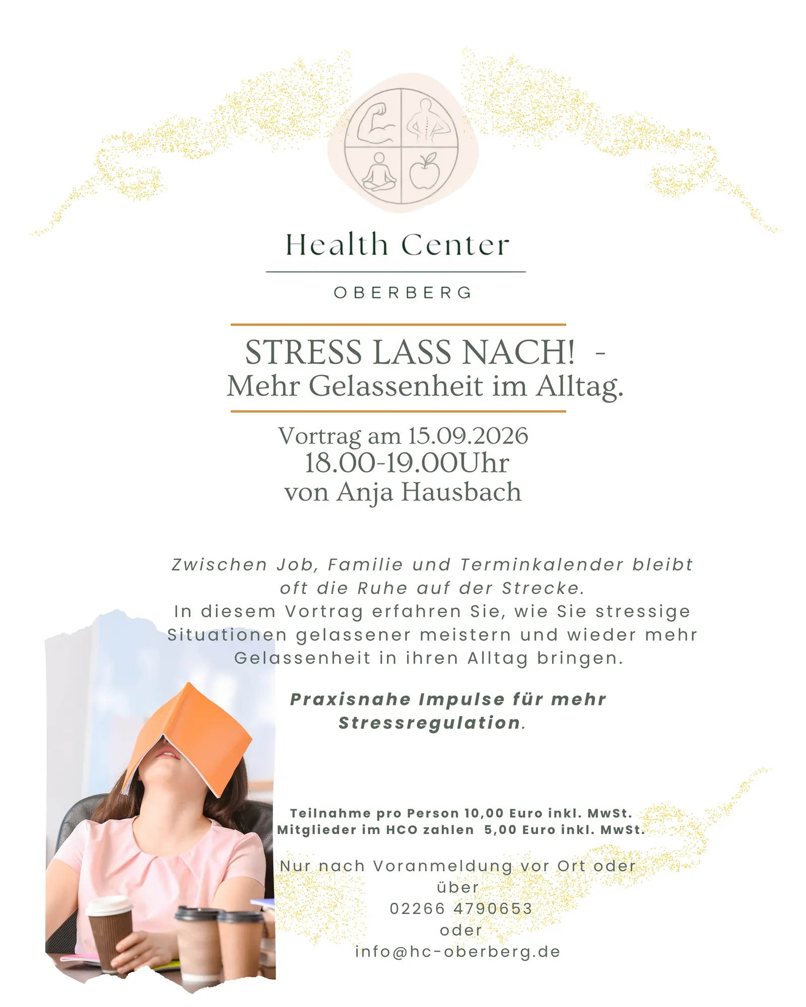 Willkommen im Health Center Oberberg Willkommen im Health Center Oberberg